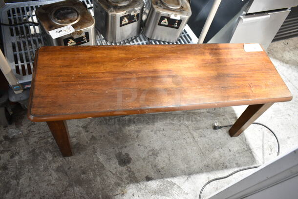 Wooden Bench.  - Image 2 of 4