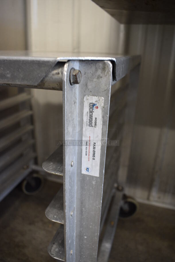 Metal Commercial Pan Transport Rack on Commercial Casters. 21.5x26.5x30 - Image 3 of 3