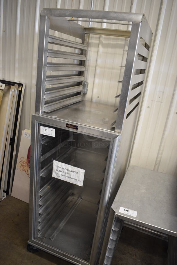 Lockwood Metal Commercial Pan Transport Rack on Commercial Casters. 22.5x29.5x71 - Image 2 of 3