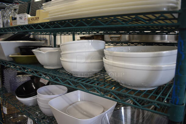 ALL ONE MONEY! Lot of 13 Various Ceramic Bowls! Includes 12x12x5 - Image 5 of 5