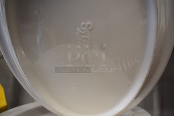 15 White Ceramic Oval Plates. 8.5x12x1. 15 Times Your Bid! - Image 3 of 3