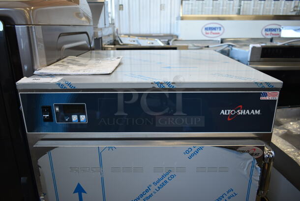 BRAND NEW! 2022 Alto Shaam 750-S Stainless Steel Commercial Heated Holding Cabinet on Commercial Casters. Stock Picture Used as Gallery. 120 Volts, 1 Phase. Tested and Working! - Image 2 of 6