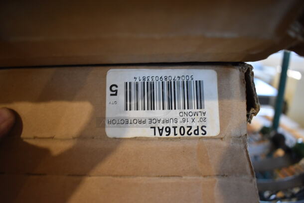 40 BRAND NEW IN BOX! Almond SP2016AL Surface Protectors / Cutting Boards. 20x16x1. 40 Times Your Bid! - Image 6 of 6
