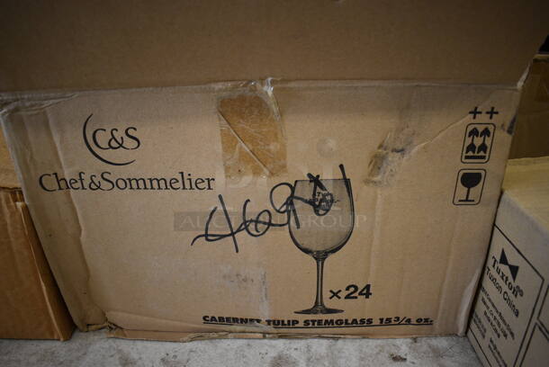 24 BRAND NEW IN BOX! Chef & Sommelier Wine Glasses. 3.5x3.5x8.5. 24 Times Your Bid! - Image 3 of 3