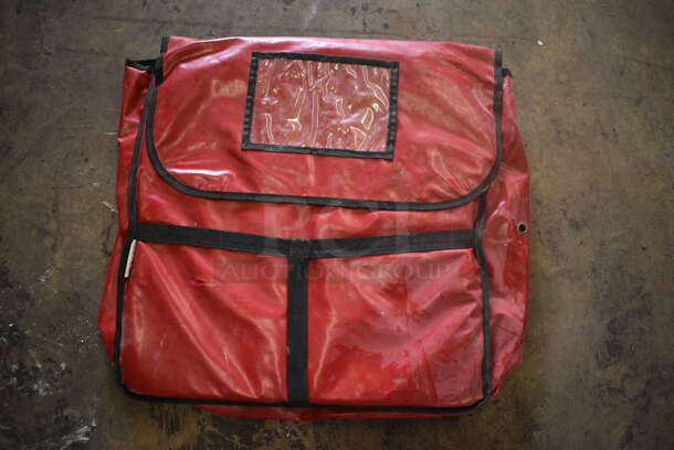 Red Insulated Food Bag. 19x19x6