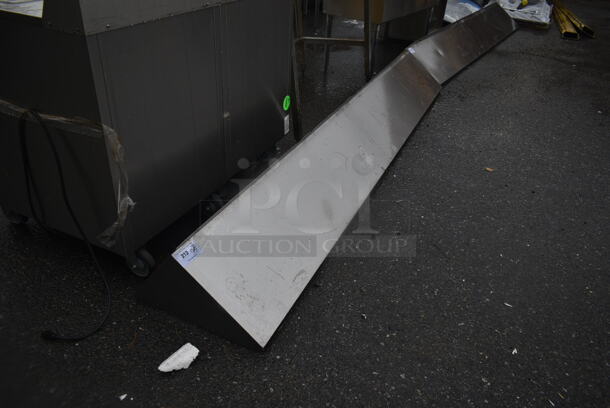Stainless Steel Wall Mount Shelf. - Image 2 of 3