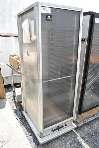 Wilder Metal Heated Holding Cabinet on Commercial Casters. 120 Volts, 1 Phase. Cannot Test Due To Missing Power Cord