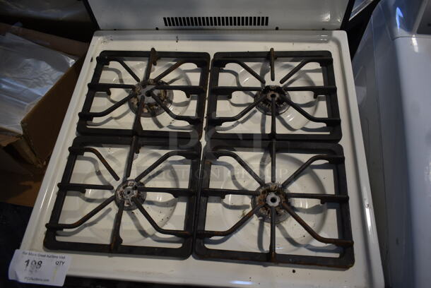 Metal Natural Gas Powered 4 Burner Range w/ Oven. - Image 2 of 6