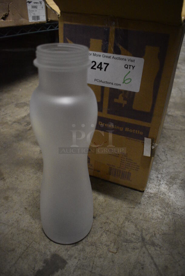 ALL ONE MONEY! Lot of 6 BRAND NEW IN BOX! Salad Dressing Bottles w/ Pourer Lids. 3.5x3.5x11 - Image 3 of 6