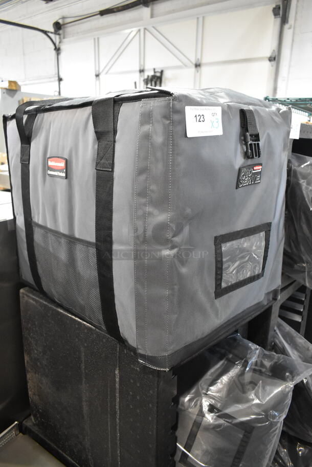 3 BRAND NEW! Rubbermaid ProServe Gray Front Load Insulated Food Carrying Case. 3 Times Your Bid! - Image 3 of 6