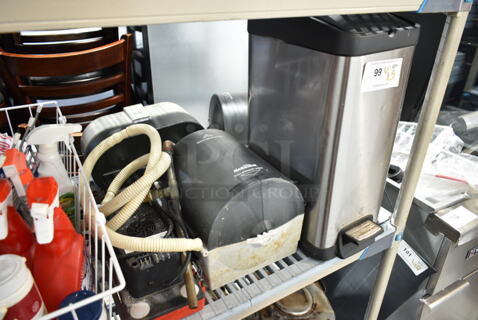 5 Various Items Including Trash Can, Towel Dispenser, Toilet Paper Dispenser. 5 Times Your Bid! 
