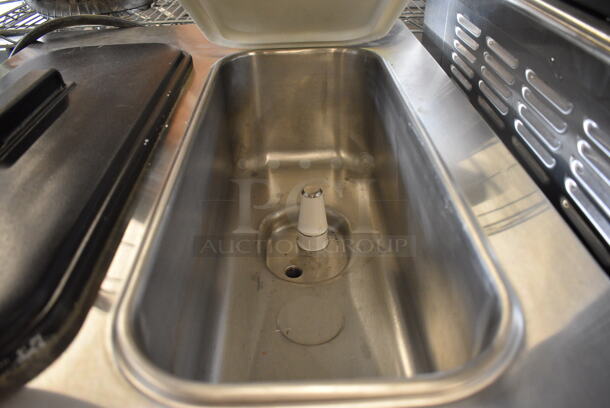 2012 Taylor Model C723-33 Stainless Steel Commercial Floor Style 2 Flavor w/ Twist Soft Serve Ice Cream Machine on Commercial Casters. Missing Pieces. 208-230 Volts, 3 Phase. 23x34x55 - Image 4 of 7