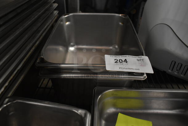 2 Stainless Steel Drop In Bins. 2 Times Your Bid! - Image 1 of 3