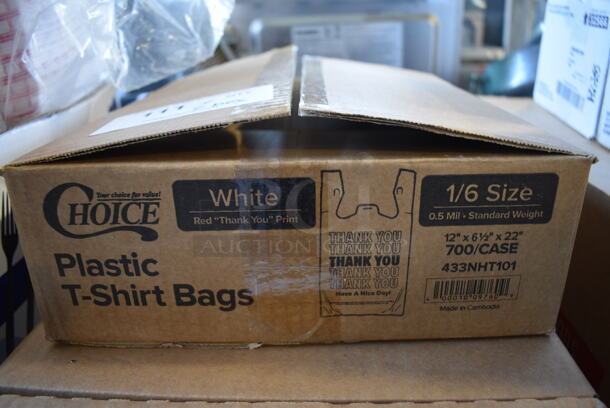 ALL ONE MONEY! Lot of 2 Boxes; Plastic Bags and Black Trash Bags! - Image 2 of 4