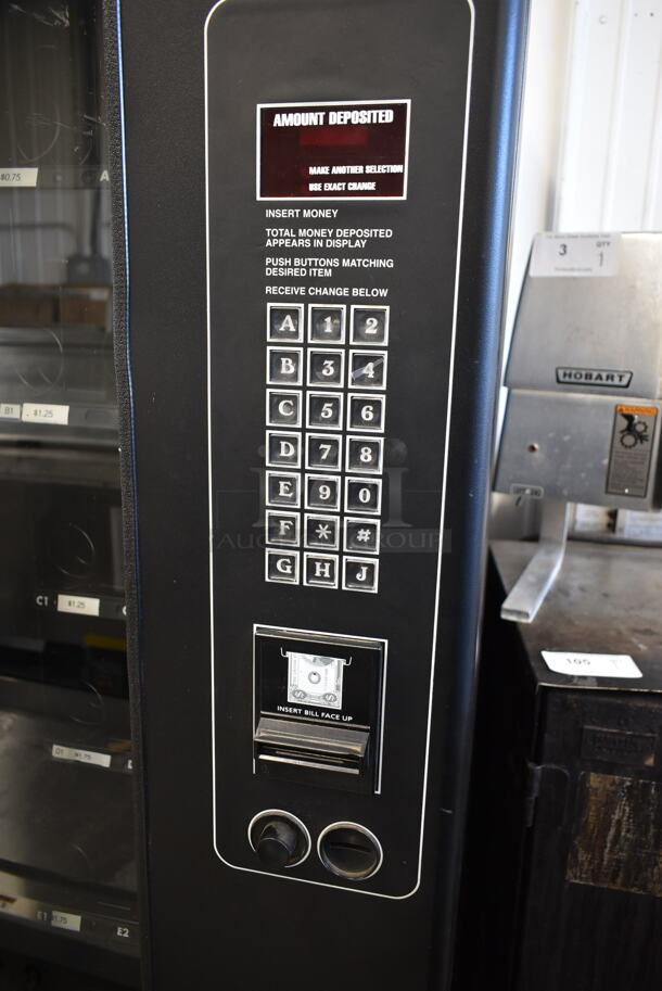 Metal Commercial Vending Machine w/ Cash Acceptor and Key. Tested and Working! - Image 2 of 12