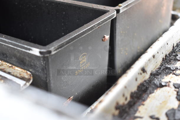 Metal Commercial Pan Transport Rack on Commercial Casters w/ 22 Metal Pans - Image 6 of 7