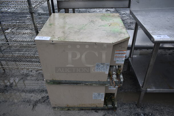 2 Heatcraft BHT010X6CFM Metal Commercial Compressors for Walk In Box. 208-230 Volts, 3 Phase. 2 Times Your Bid!