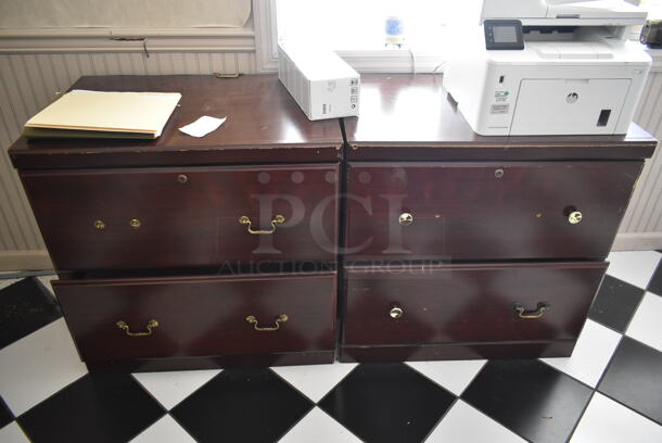 ALL ONE MONEY! ROOM LOT of Various Items Including Desk, Cabinet and Chair. Does Not Include Computer or Printer. BUYER MUST REMOVE. (front hallway) - Image 6 of 12