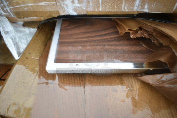 3 BRAND NEW SCRATCH AND DENT! Items Including 2 Kitchen Traffic Door, and 1 Box Hardware. 3 Times Your Bid! May Be Missing Pieces.  - Image 4 of 6