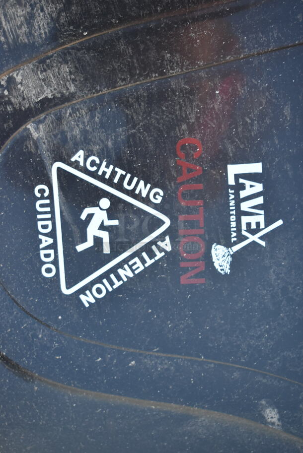 Lavex Black Poly Mop Bucket w/ Wringing Attachment. Comes w/ Casters. - Image 7 of 7