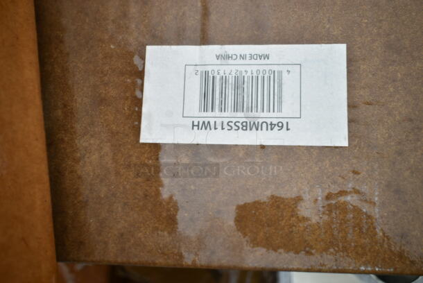 4 BRAND NEW SCRATCH AND DENT! Lancaster Table & Seating 164UMBSS11WH 11" Patio Umbrella Frame. 4 Times Your Bid! May Be Missing Pieces.  - Image 6 of 6