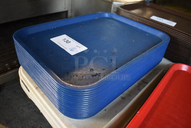 16 Blue Poly Trays. 16.5x12x0.5. 16 Times Your Bid! - Image 2 of 3