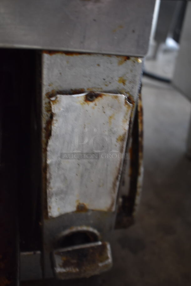 Commercial Stainless Steel Countertop Natural Gas Powered Griddle With Cheesemelter.  - Image 6 of 6