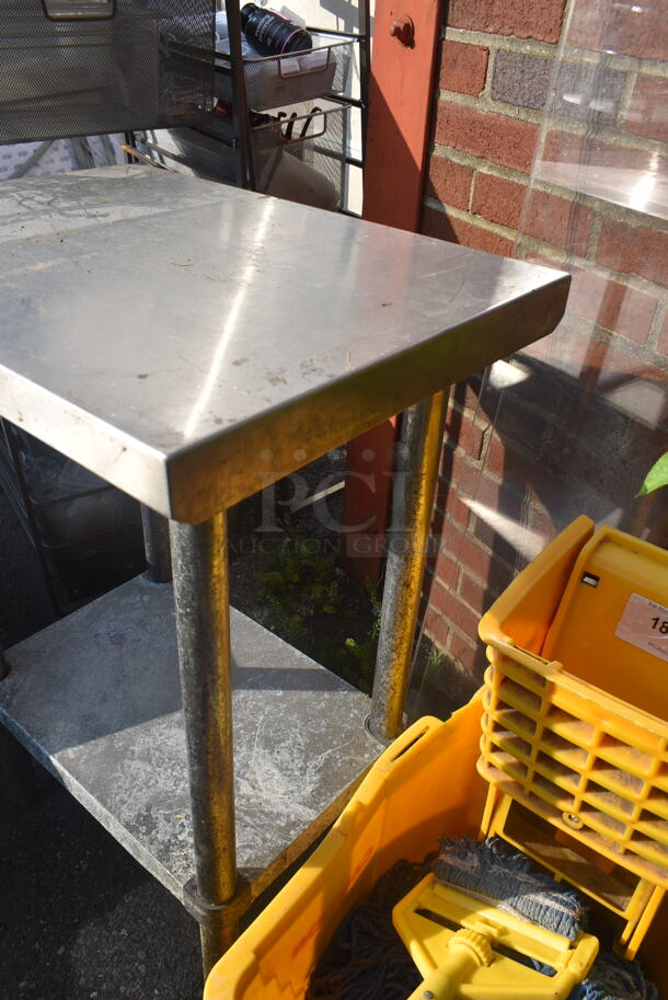 Stainless Steel Commercial Table w/ Metal Under Shelf. - Image 5 of 5