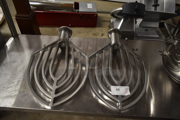 2 BRAND NEW SCRATCH AND DENT! Hobart BBEATER-HL80 Legacy Aluminum Flat Beater for 80 Qt. Bowls. 2 Times Your Bid! - Image 2 of 6