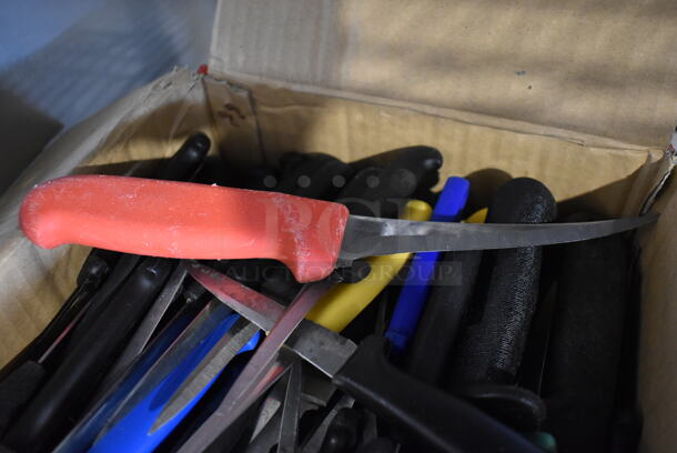 80 SHARPENED Stainless Steel Knives Including Fillet. 80 Times Your Bid! - Image 3 of 6