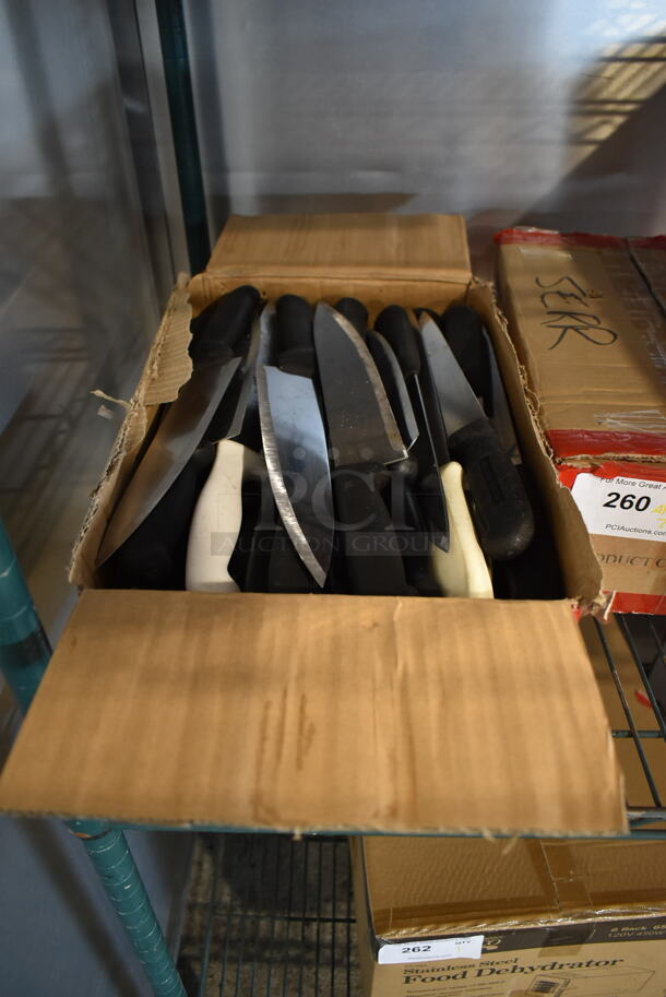 50 SHARPENED Stainless Steel Knives Including Chef. 50 Times Your Bid! - Image 1 of 5