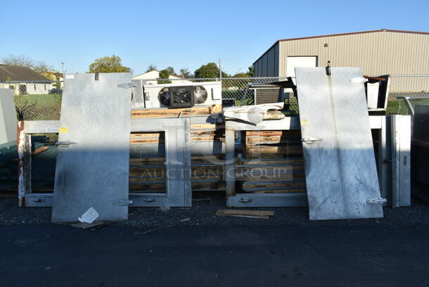 2 Carroll Coolers Walk In Boxes That Make One 9'x12' Walk Through Combo Box w/ Copeland F3AH-A100-CAV-020 208-230 Volt, 1 Phase Compressor, Compressor, RL6E088DDA 208/230 Volt, 1 Phase Evaporator and PLP900 115 Volt, 1 Phase Evaporator. Picture of the Unit Before Removal Is Included In the Listing. 2 Times Your Bid! - Image 7 of 10