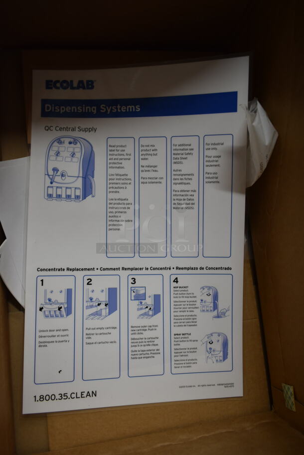 2 BRAND NEW IN BOX! Ecolab 92022030 Ultra Concentrated Dispensing Systems. Goes GREAT w/ Lot 37. 2 Times Your Bid! - Image 8 of 8