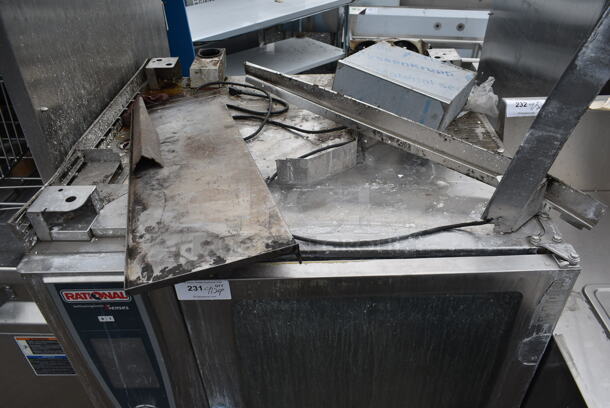 Rational Stainless Steel Commercial Combi Convection Oven w/ View Thorough Door on Commercial Casters. - Image 2 of 6