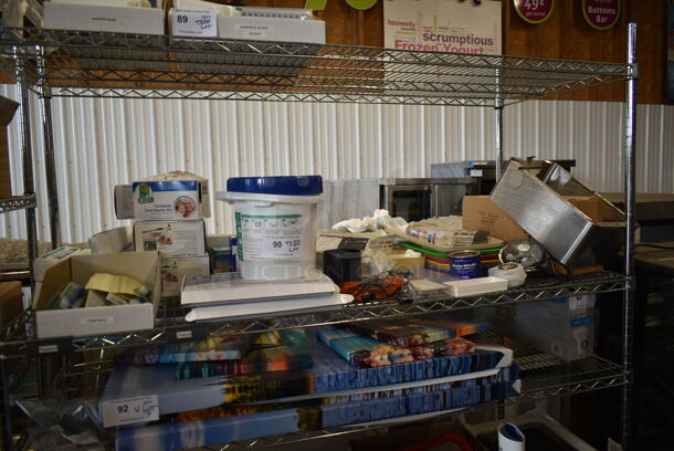 ALL ONE MONEY! Tier Lot of Various Items Including Trays, Fan and Hand Sanitizer - Image 1 of 5