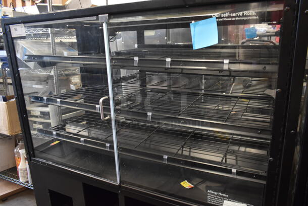 Metal Commercial Floor Style Bakery Display Case Merchandiser on Commercial Casters. Casters Have Damage. - Image 2 of 9