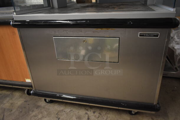 Custom Deli's Inc DILW4H Metal Commercial 2 Tier Warming Display Case on Commercial Casters. 120/208 Volts, 1 Phase. - Image 6 of 9