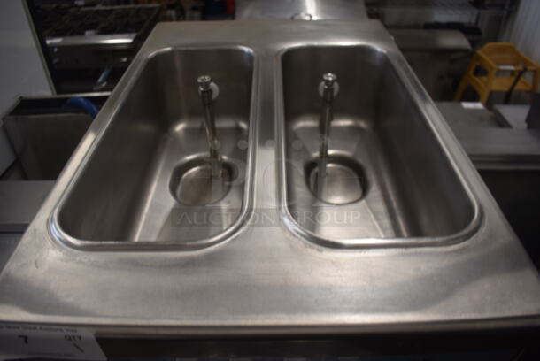 2010 Taylor 794-33 Commercial Stainless Steel Soft Serve Water Cooled Ice Cream Machine With 2 Hoppers On Commercial Casters. 208-230V, 3 Phase.  - Image 4 of 6