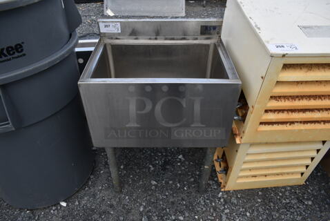 Stainless Steel Commercial Ice Bin.