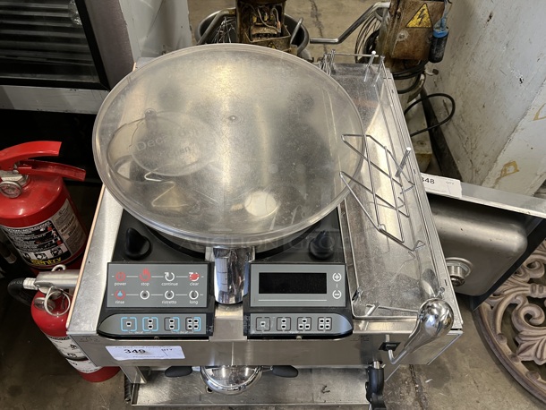 Stainless Steel Commercial Countertop Automatic Single Group Espresso Machine w/ Steam Wand. 208 Volts, 1 Phase. 21x27x25 - Image 5 of 7