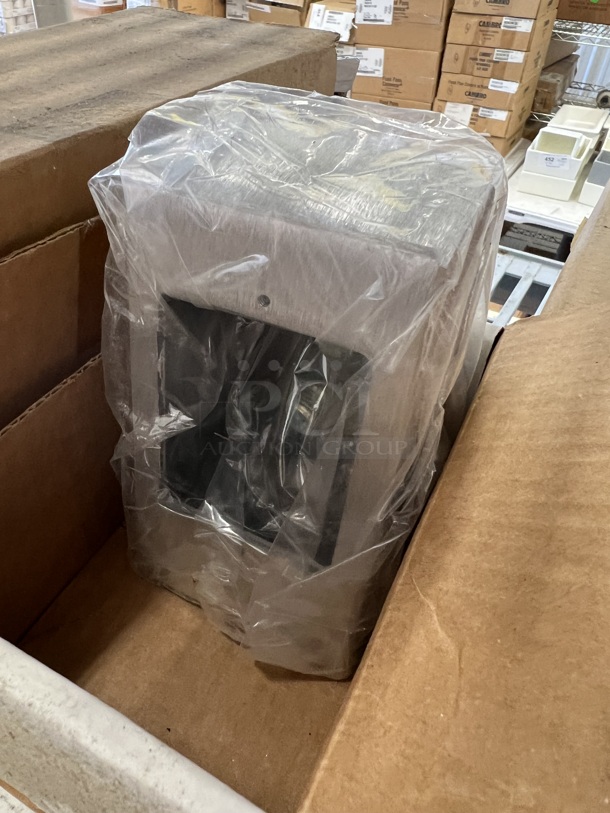 ALL ONE MONEY! Lot of 2 Boxes of Metal Single Face Outlet Box. 3.5x3.5x3.5 - Image 2 of 3