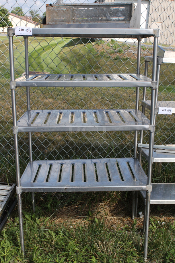 Metal 4 Tier Shelving Unit. - Image 1 of 3