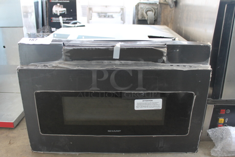 Sharp Metal Drawer Microwave Oven.