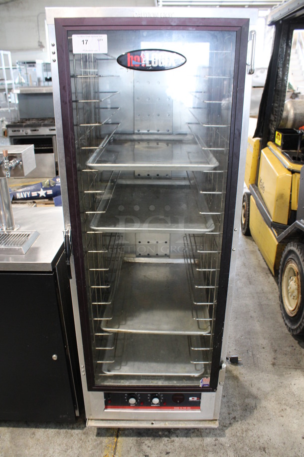 Carter Hoffmann Metal Commercial Enclosed Pan Transport Rack on Commercial Casters. 25x31x70.5. Tested and Working!
