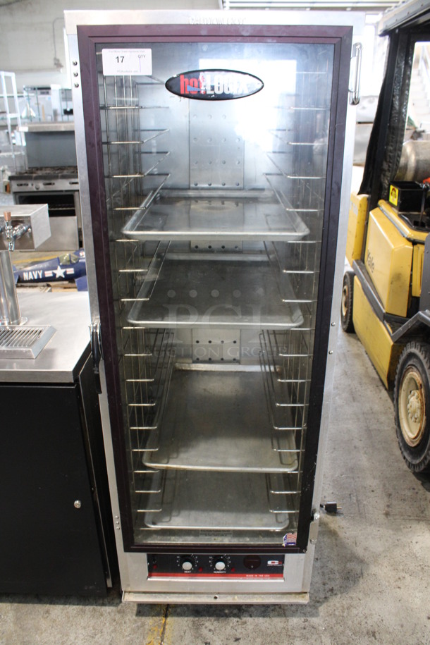 Carter Hoffmann Metal Commercial Enclosed Pan Transport Rack on Commercial Casters. 25x31x70.5. Tested and Working! - Image 1 of 5