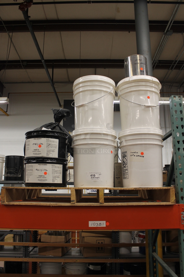 ALL ONE MONEY! PALLET LOT of Part A and Tinuvin 770. BUYER MUST REMOVE. - Image 1 of 4