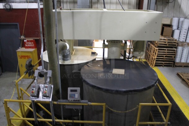 MEGA LOT! Ross CDA-1000 Metal Commercial Floor Style Dual Shaft Mixer. Includes All Items In Recessed Floor Area. BUYER MUST REMOVE.  - Image 1 of 12