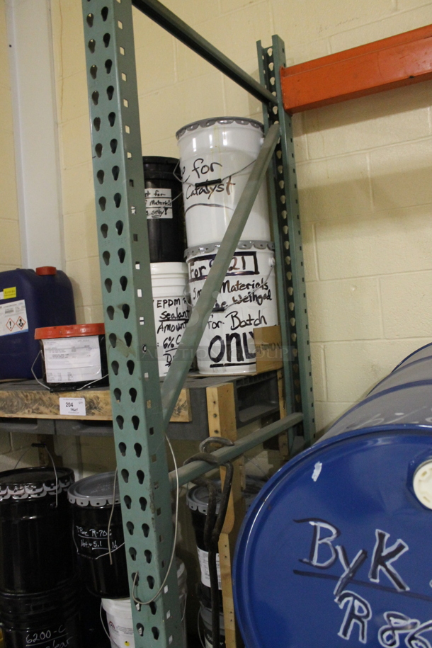 ALL ONE MONEY! Lot of Orange and Green Metal Pallet Racking. Does Not Include Contents. BUYER MUST REMOVE. - Image 4 of 5