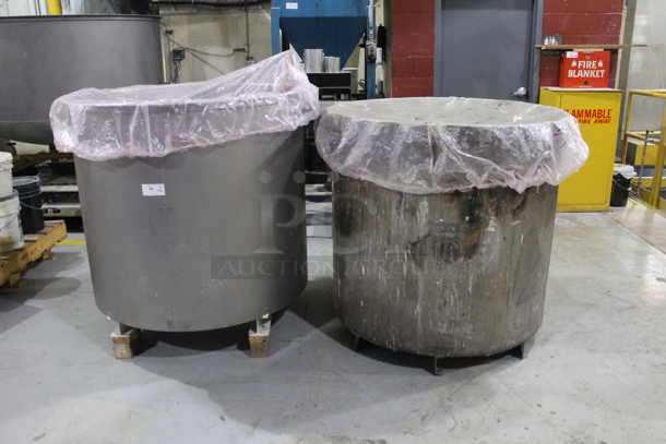 2 Charles Ross & Son Metal Commercial Mixing Tanks; 1 Model 275 Gallon Vessel. 2 Times Your Bid! BUYER MUST REMOVE. - Image 1 of 10