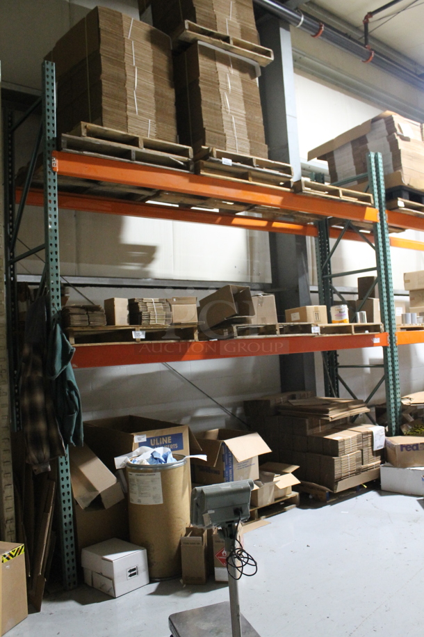 ALL ONE MONEY! Lot of Orange and Green Metal Pallet Racking. Does Not Include Contents. BUYER MUST REMOVE. - Image 4 of 4